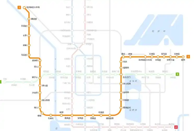 2021苏州清明节地铁3号线运营首末班车时间