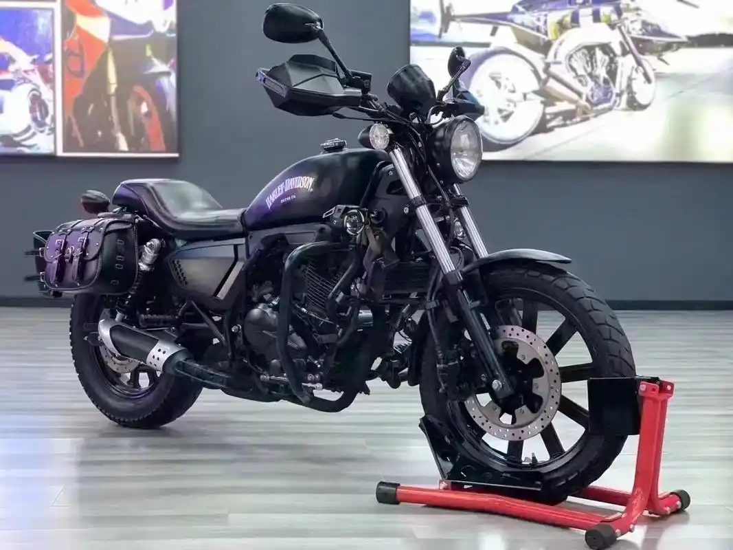 售价:8870元 包邮,手续齐全,全新哈雷款复古巡航太子,搭 - 抖音