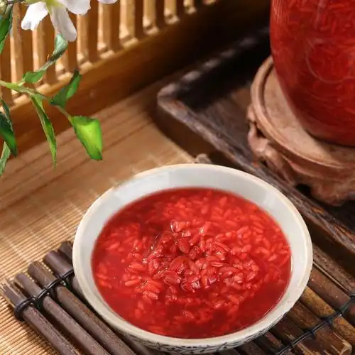 红米酒酿 农家自酿食用红曲酒糟醪糟红曲米酒甜米酒甜糯小包装 500*2