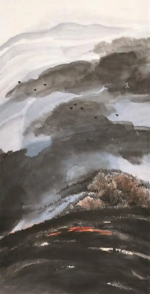 0085 贾又福山水