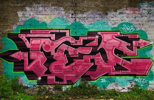 爱尔兰cork 市的涂鸦墙