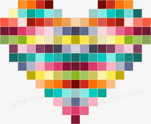 像素爱心图片免费下载_png素材_编号158i0wq41_图精灵