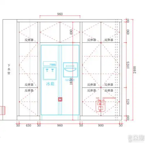 云米21face610l升双开门ai智能冰箱