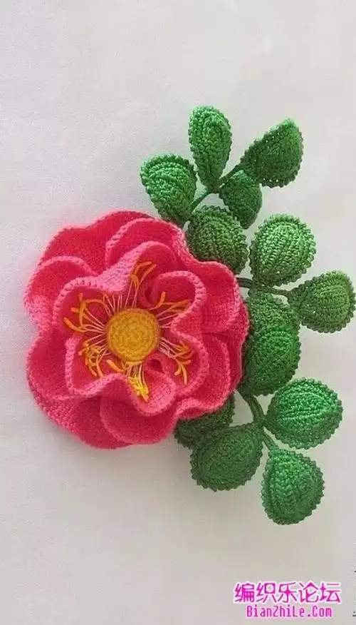 外网钩花,编织,花样图解