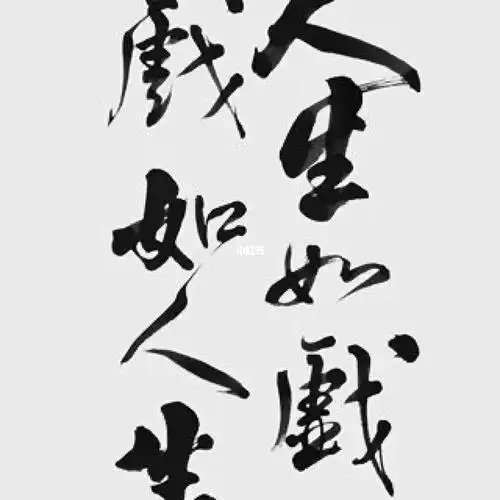 人生如戏戏如人生