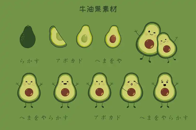 它带着夏天来了·可爱萌翻的牛油果