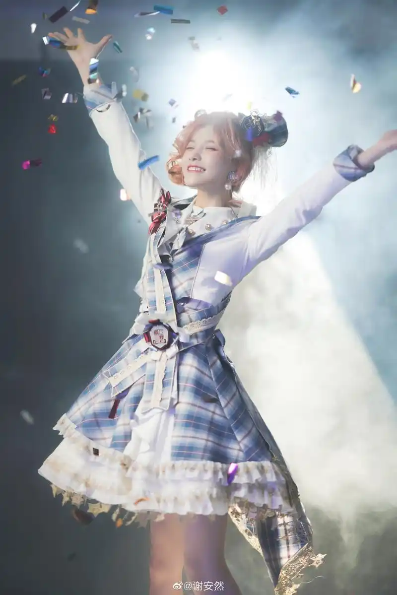洛丽塔风格的"打歌服"有多甜?看看谢安然就知道