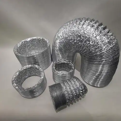 厂家直销订做铝箔管伸缩软风机管油烟机通风管能喷字符风管排烟管