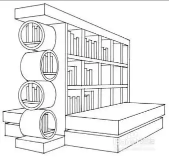 画图书馆怎么画图书馆简笔画儿童简易的图书馆绘画小学图画图书馆怎么
