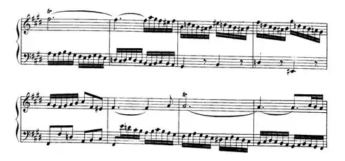 识钢琴谱的请进(颤音问题)