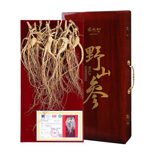 张太和 全须生晒参 整枝年份足 人参礼品健康滋补礼品 野山参20年(约