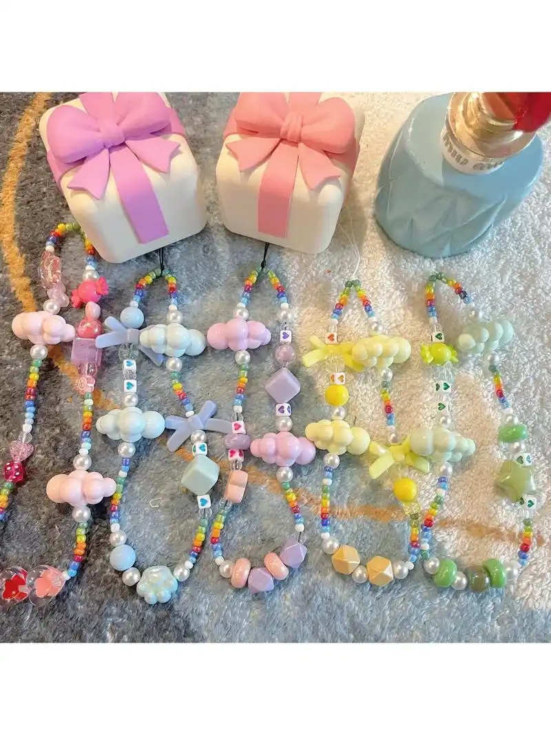 lisa同款手机链条.#手机链 #lisa #手工 #diy - 抖音