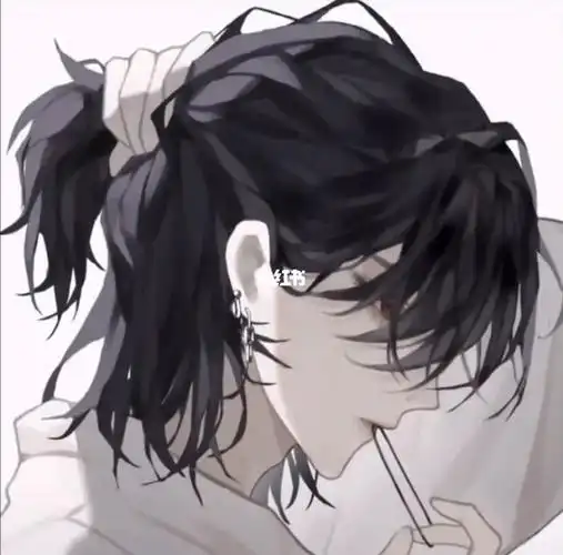 长发  #狼尾鲻鱼头