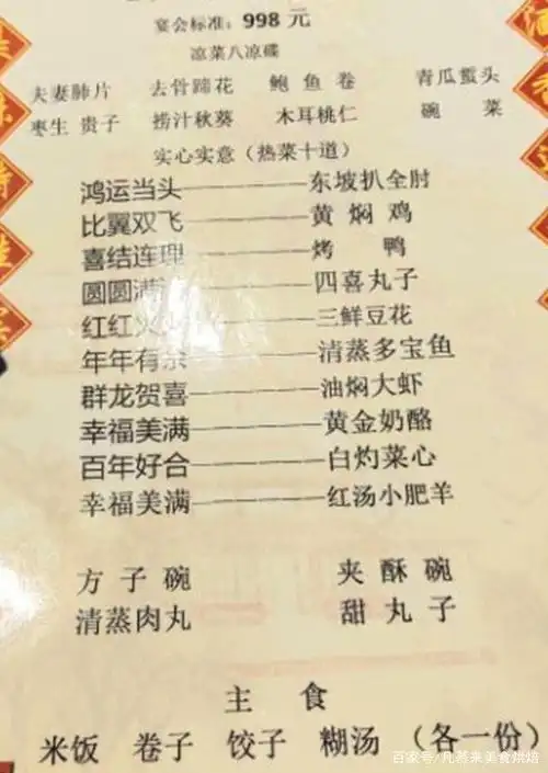 定州八大碗都是什么?定州婚庆包桌菜单,菜品,价格,有哪些饭店