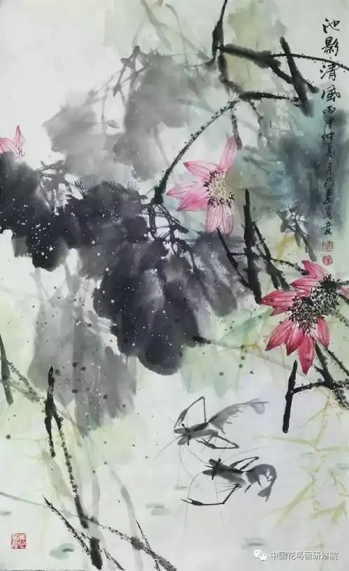 刘存惠教授对本次荷花创作研修班教学内容及知识结构的简述