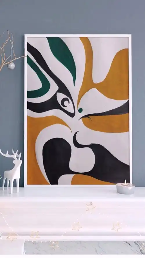 【国粹京剧脸谱抽象画 no.02】