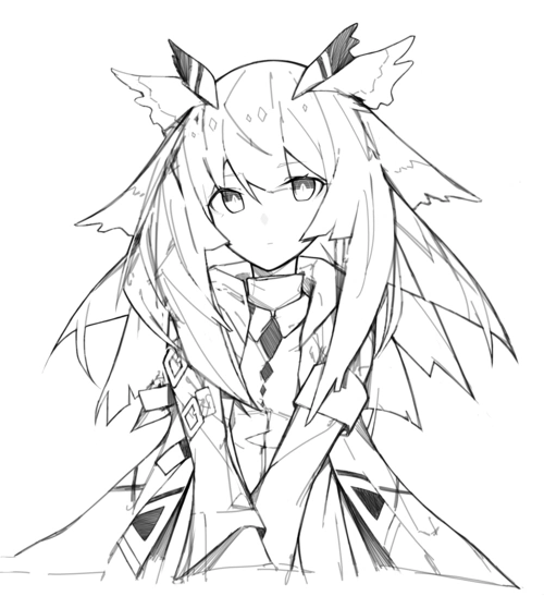 兴趣 绘画 明日方舟 搬运美图s74989643(阿消被打针图) 74989643(雪豹