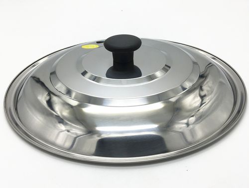 炒菜锅盖加厚通用不锈钢厨房家用大小号盖子圆形28303234363840cm