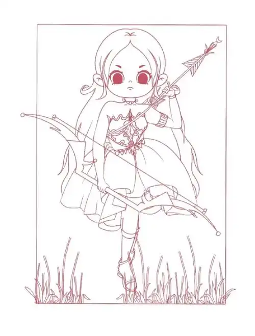 射手座72‖十二星座原创插画系列