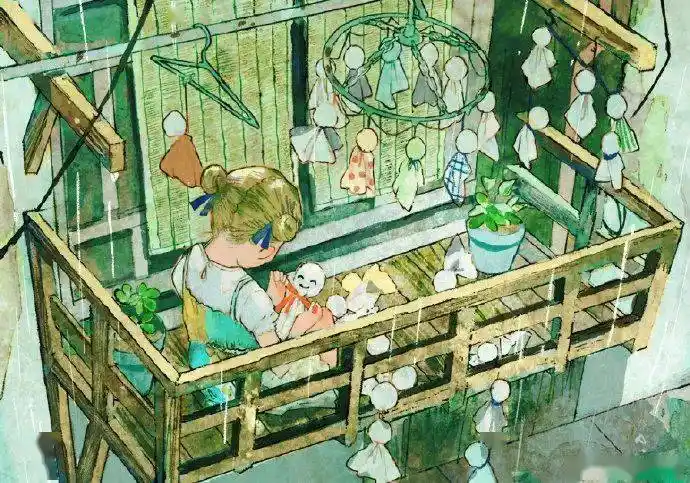 【治愈系手绘】插画师渊゛(ぶち) 的一组唯美女生夏日主题插画