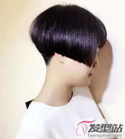 后脖剃短发型女这样剪清爽洒脱超个性