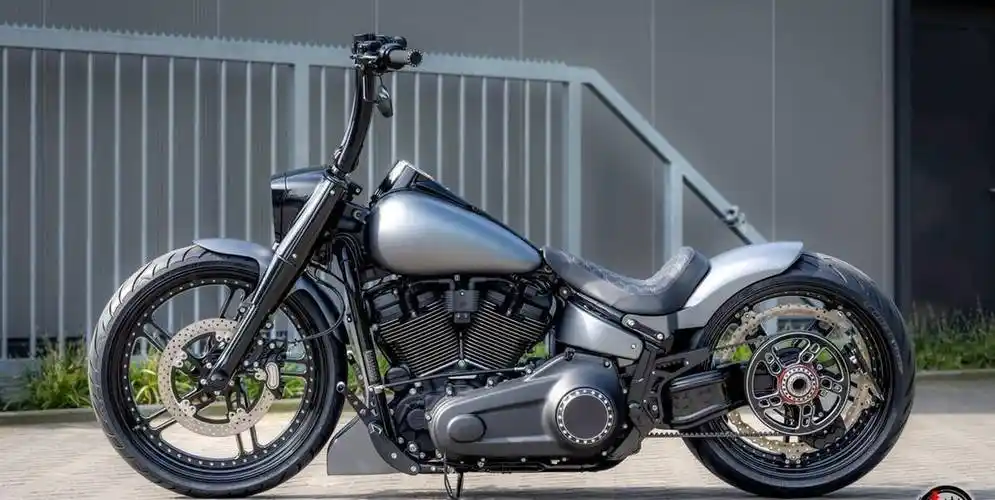 改装|定制版哈雷戴维森:软尾胖男孩fat boy精致复古细节拉满_搜狐汽车