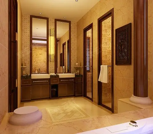 四合院豪宅简约古典中式装修众星拱月四合出