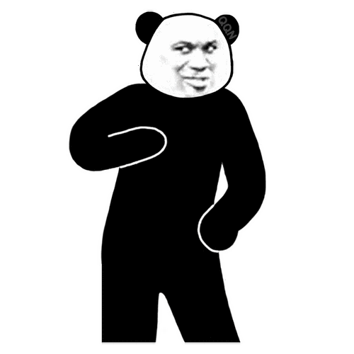 熊猫头动图表情包宝贝动起来
