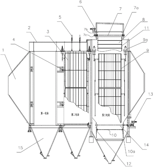 一种移动极板静电除尘器