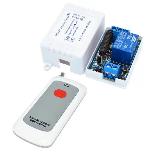 无线学习型开关 433m远距离遥控/12v遥控开关/无线发射接收控制器