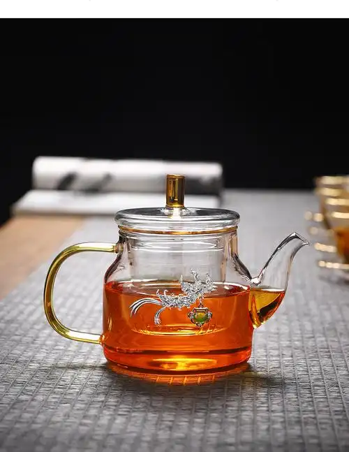 玻璃茶壶茶水分离泡茶壶玻璃耐热高温加厚小青柑专用泡茶壶单壶家用