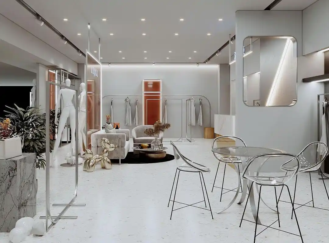 合肥店面装修,服装店设计效果图参考