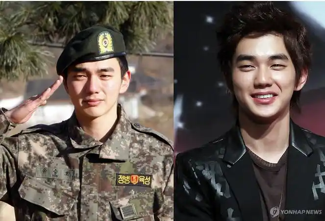 韩国男艺人入伍前vs入伍后颜值毫无压力