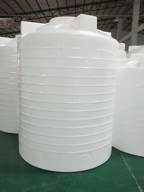 5吨塑料桶雨水收集储罐10立方环保蓄水桶pe大型白色圆形塑料储罐