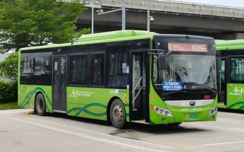 【云乘车】广州公交南沙g5路宇通e10运行录影_哔哩哔哩_bilibili