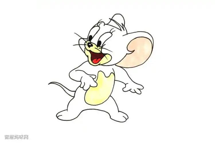 杰瑞简笔画画法步骤