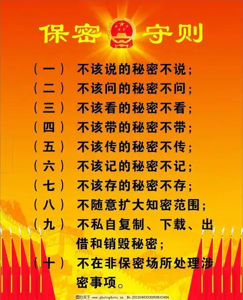 人员十条保密守则批资料】·83年老笔记本·开篇有保密守则·宣传挂图