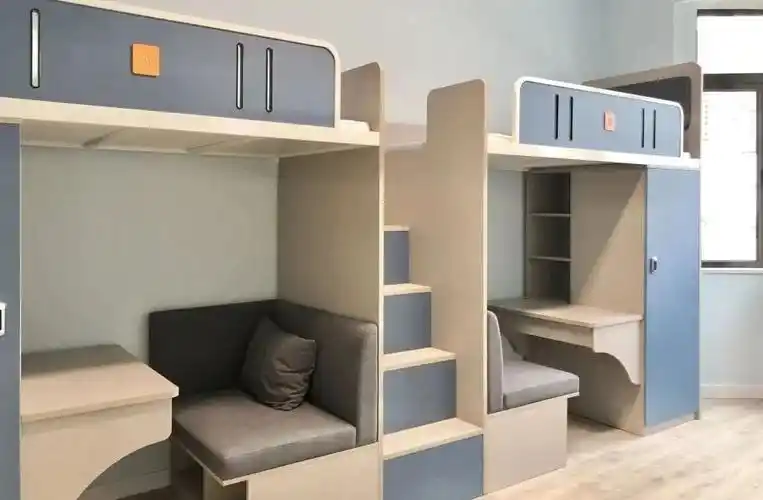 华二昆山的4人标准宿舍