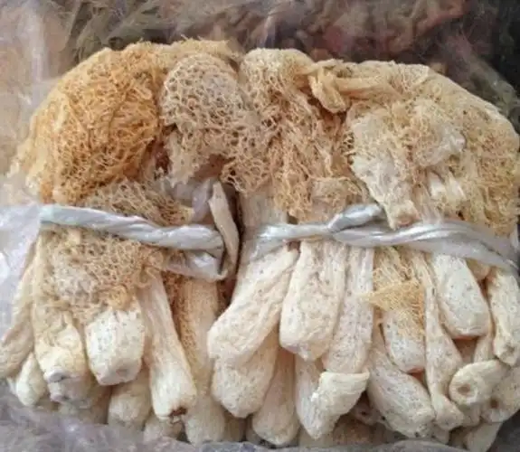 干竹荪放久了以后,变成了黑褐色,这可能是储存不当导致竹荪发霉笔质