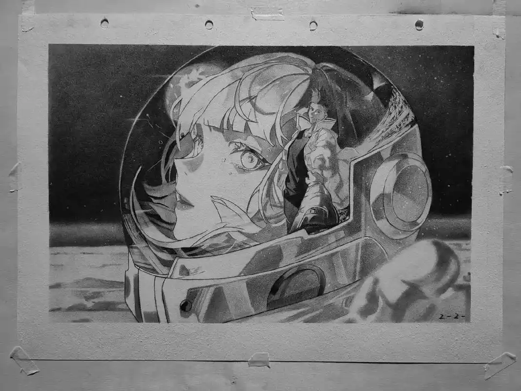 铅笔画 #临摹 #赛博朋克边缘行者 #露西 #大卫 - 抖音