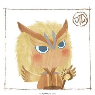 王者荣耀鬼谷子-万物有灵q版英雄头像