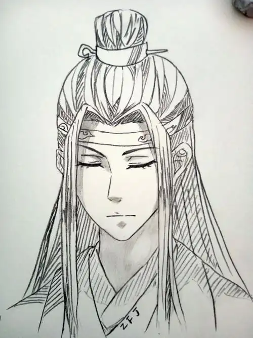 临摹3蓝忘机附过程