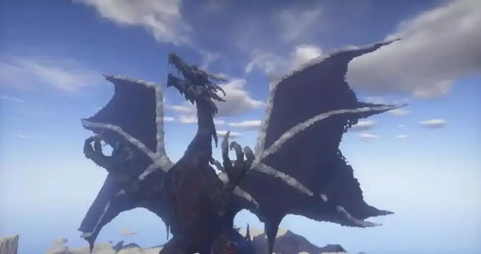 我的世界文化挖掘机末影龙的威力不止游戏现实依旧强悍