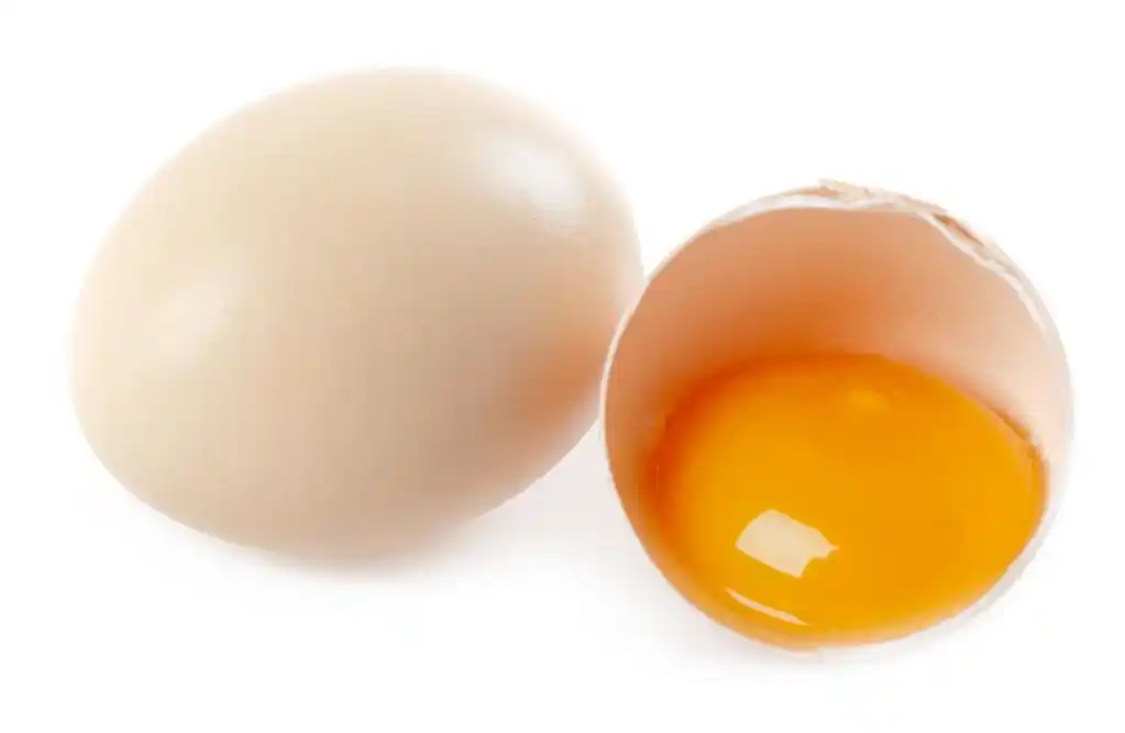 鸡鸡蛋,在白色背景上分离的鸡蛋.