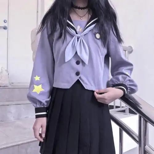 这么仙气的jk制服头像,可爱女生头像!