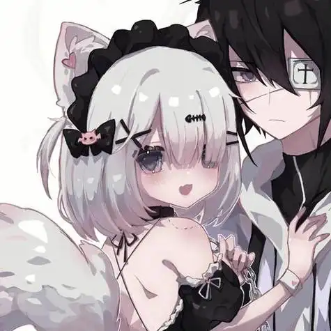 动漫情侣头像动漫情头素质拿图