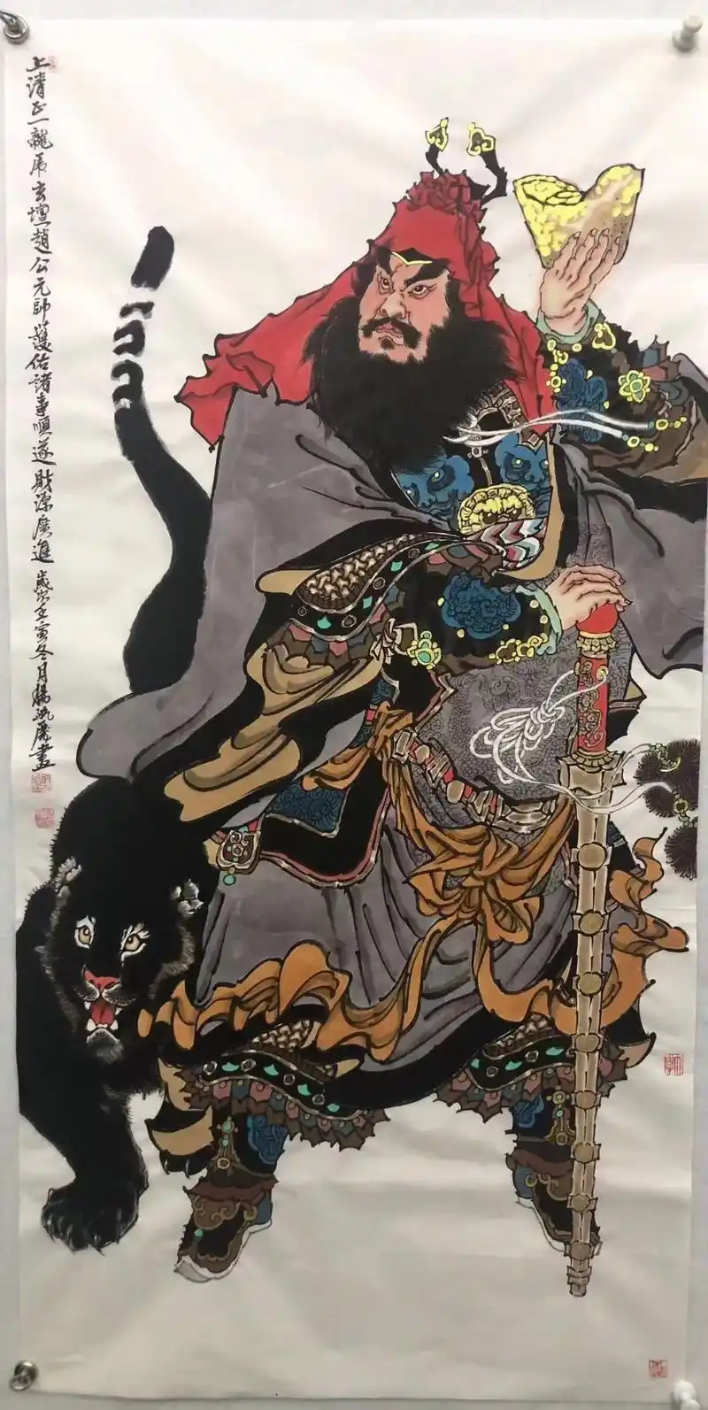 正一玄坛赵公明元帅.赵公明元帅,又称正一财神,玄坛真君,赵公 - 抖音