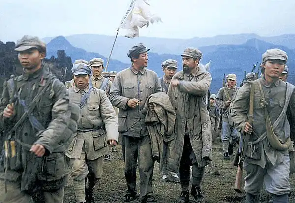 word小报模板:红军长征电子小报