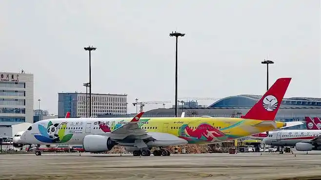 四川航空大运会彩绘a350-900-军事视频-搜狐视频