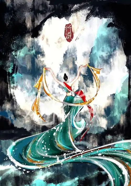 洛神水赋|插画|创作习作|zwy飞奔的蜗牛 - 原创作品 - 站酷 (zcool)